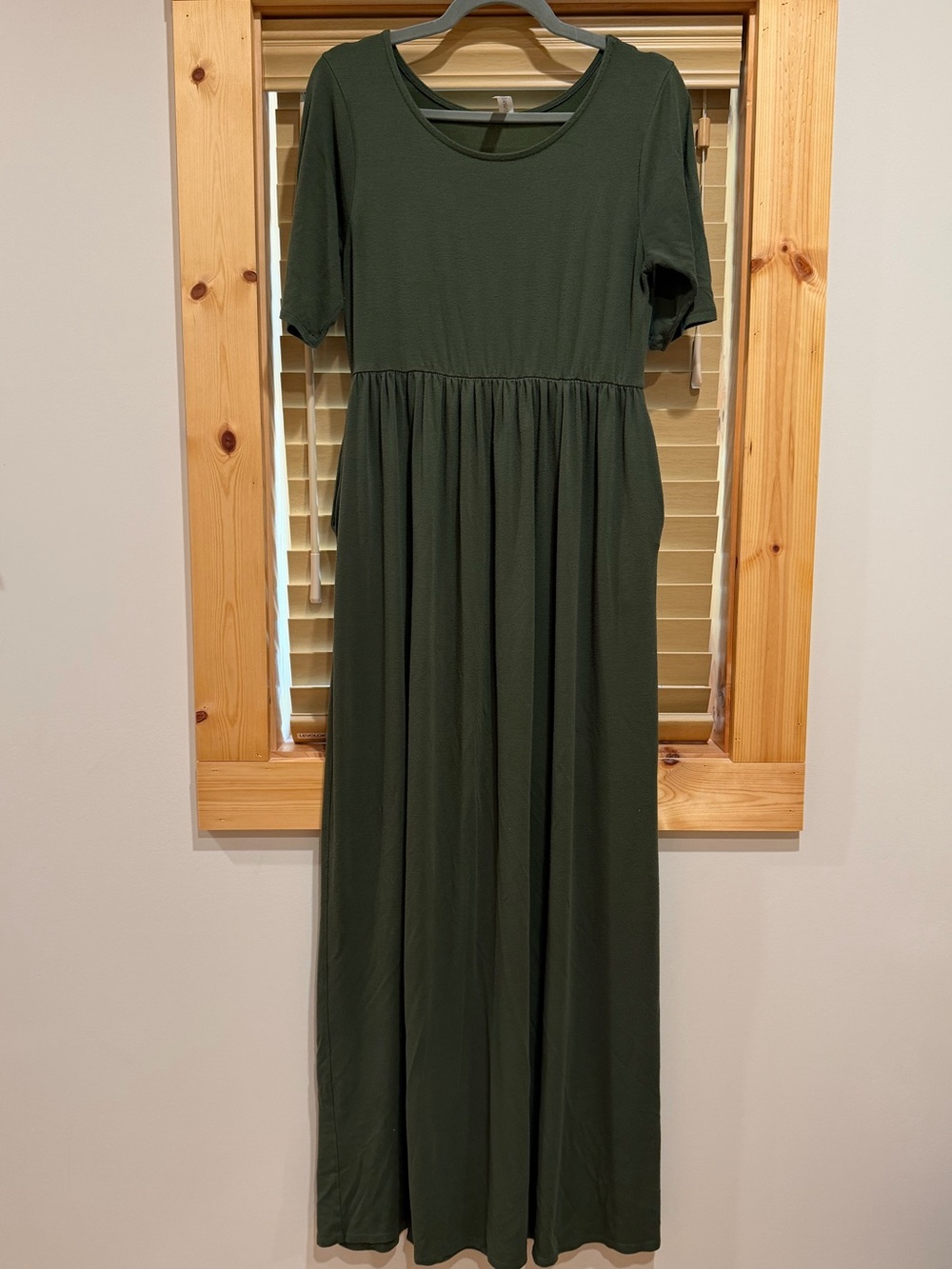 Zenana Olive Green Maxi Dress